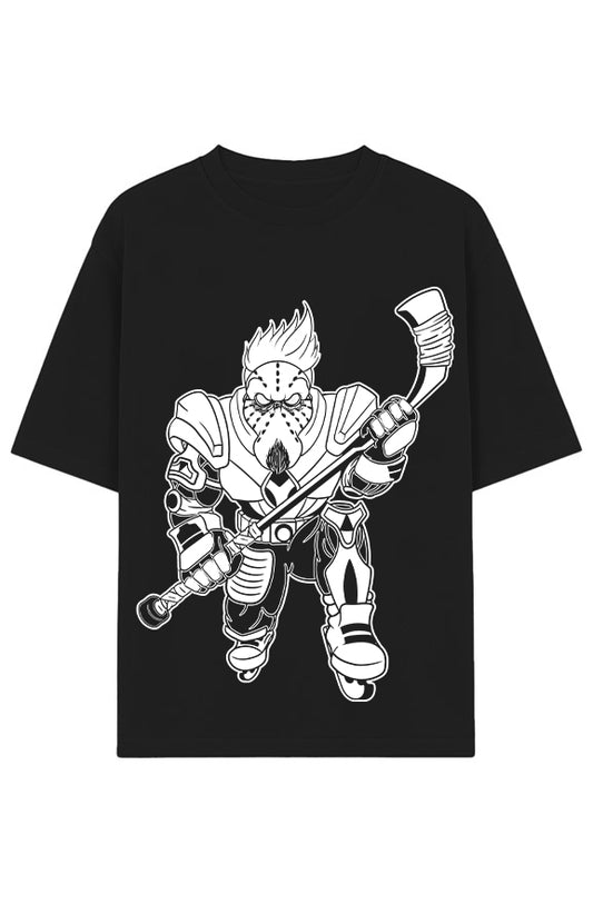 Swan Hockey Oversized Tee
